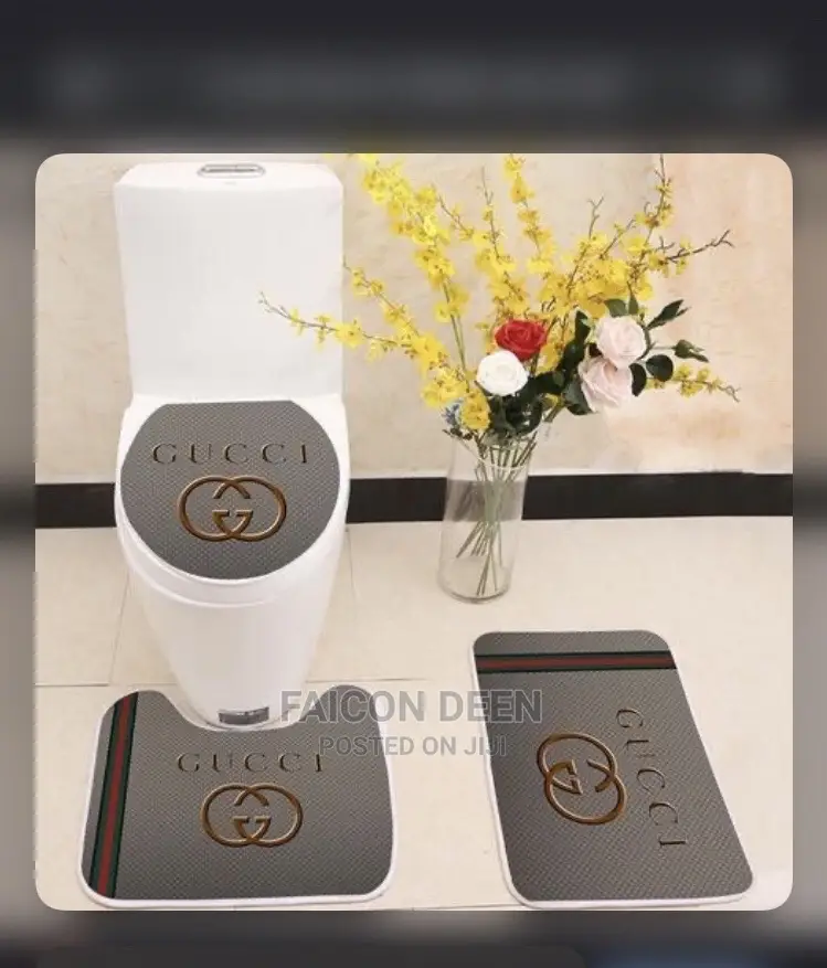 Toilet Bathroom Set Mat(Also in Diff Colors Designs