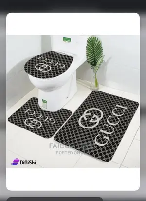 Toilet Bathroom Set Mat(Aslo in Diff Colors Designs