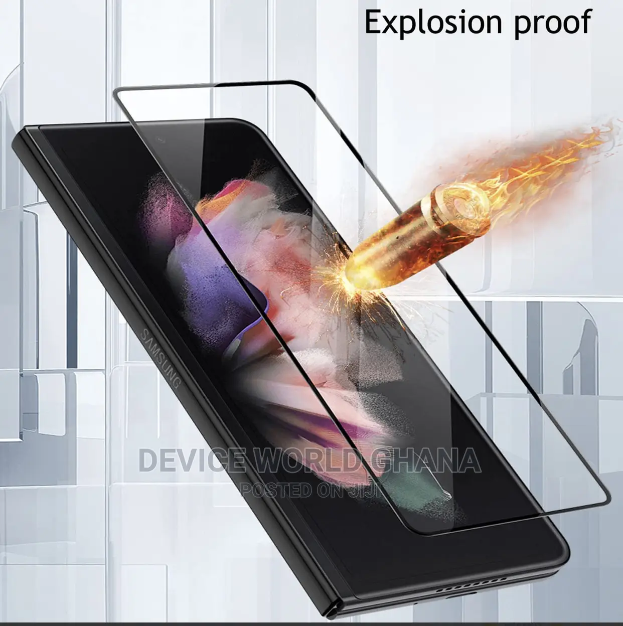 Samsung Z Fold 7 6 5 4 Full Coverage Hd Glass Screen Protector
