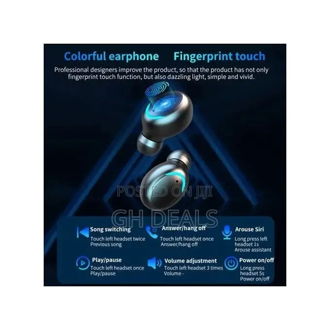 F9-32 Stereo Bluetooth Earphone Long Life Headset Earbuds