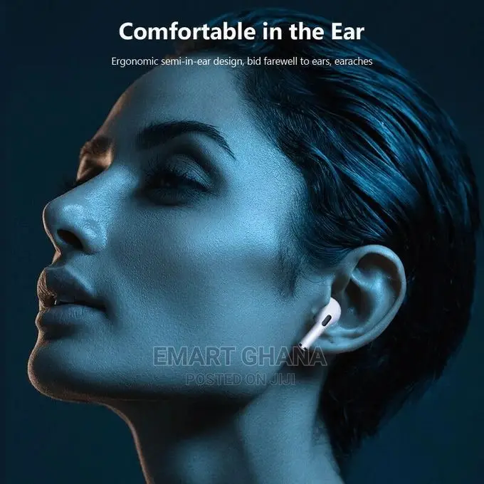 TWS Air Pro 6 Bluetooth Earphone - White
