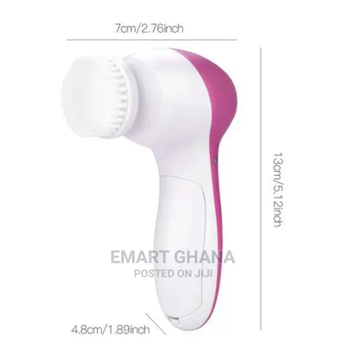 Fashion Electric Facial Cleansing Brush - Pink