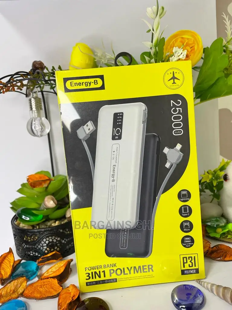Energy-B Super Fast Charging 25000mah Power Bank