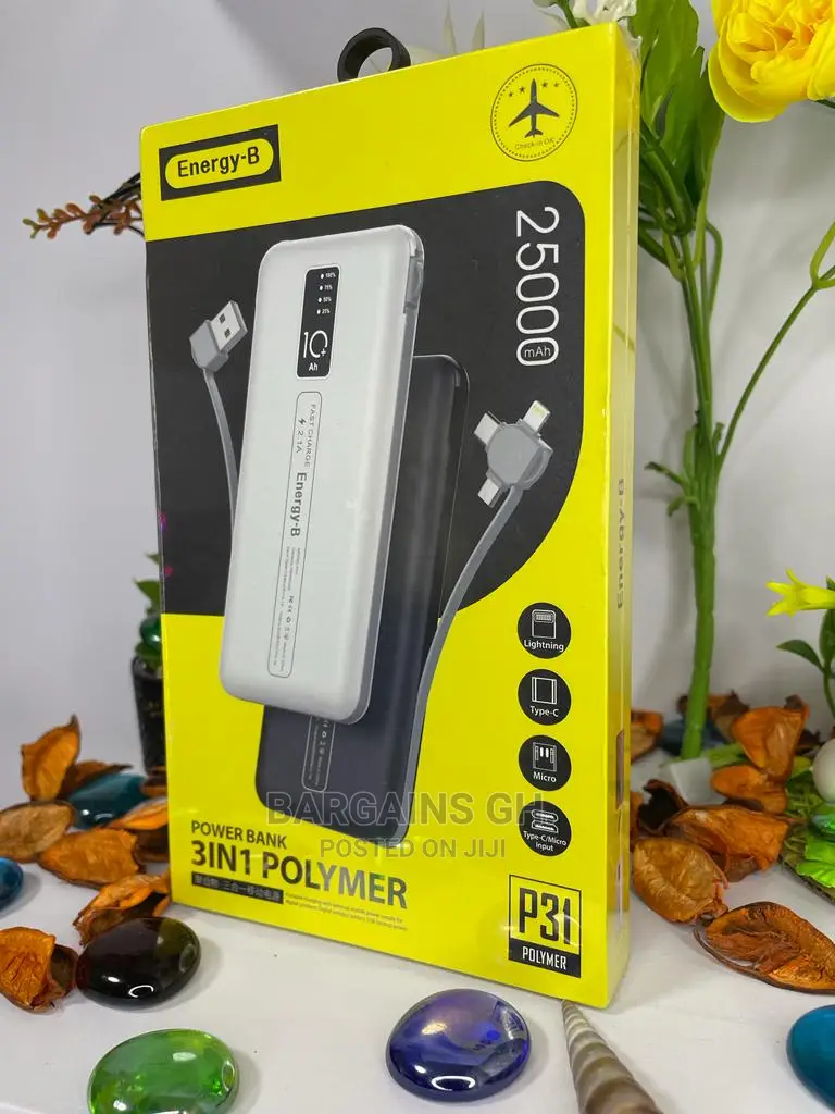 Energy-B Super Fast Charging 25000mah Power Bank