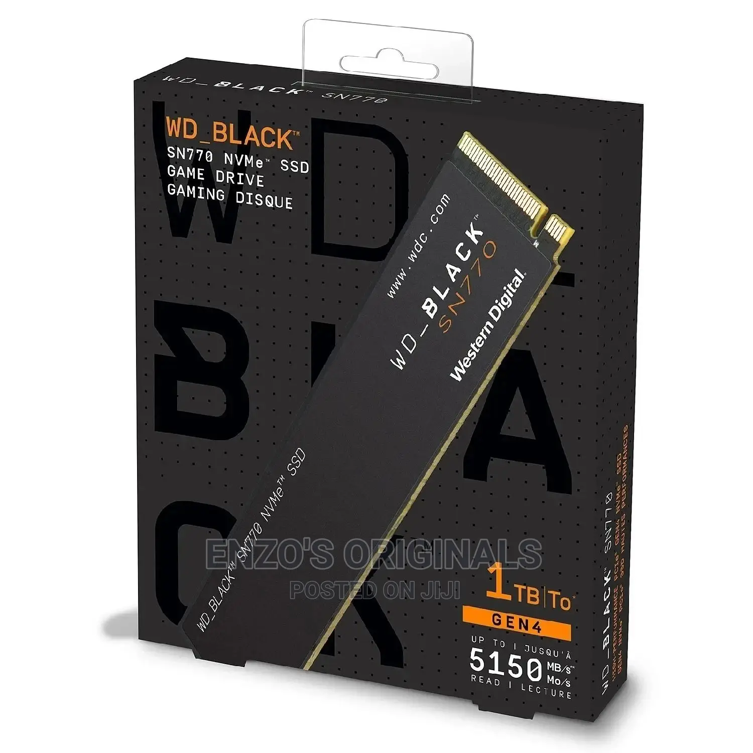 1tb Wd Black Sn770 Pcie Nvme M.2 Gen 4 X 4 Ps5 Compatible