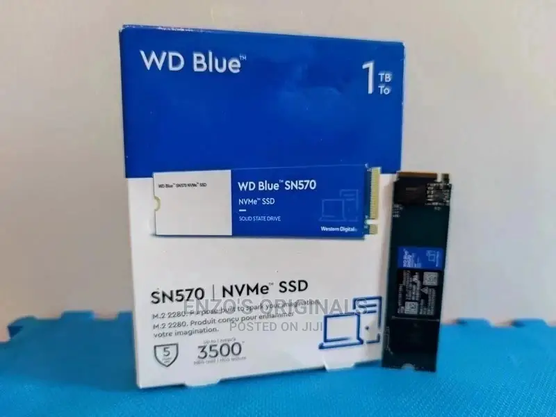 1tb Wd Blue Sn570 Nvme M.2 Ssd Original