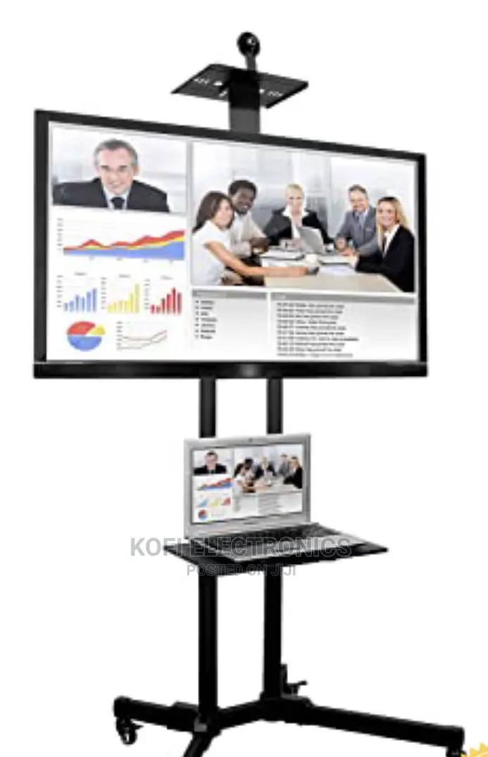 Premium Steel Floor Stands W/Rolling Casters and Shelf 32-70