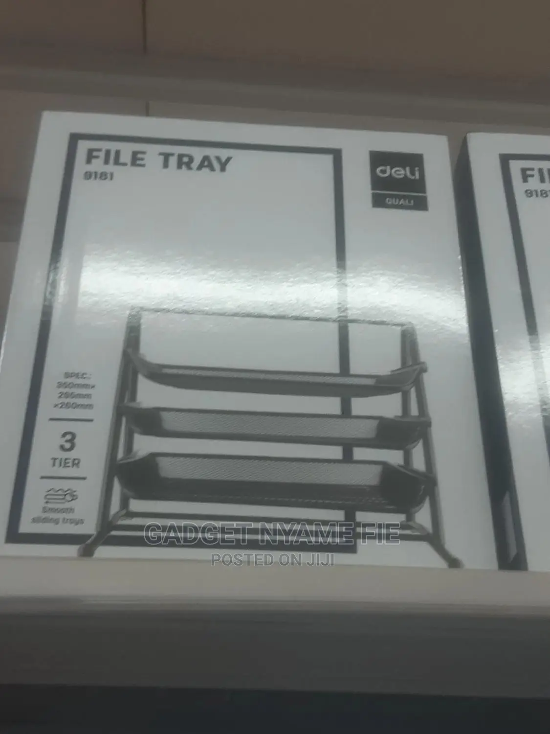 3 Tier Metallic Document/File Tray