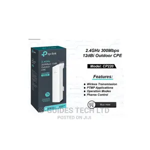 Tp-Link 2.4ghz 300mbps 12dbi Outdoor Cpe Access Point Cpe220