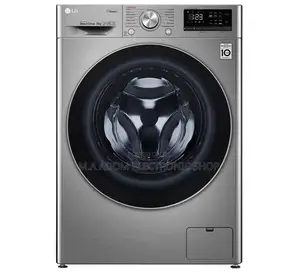 Silver Colour 9kg Front Loader Washing Machine With Steam