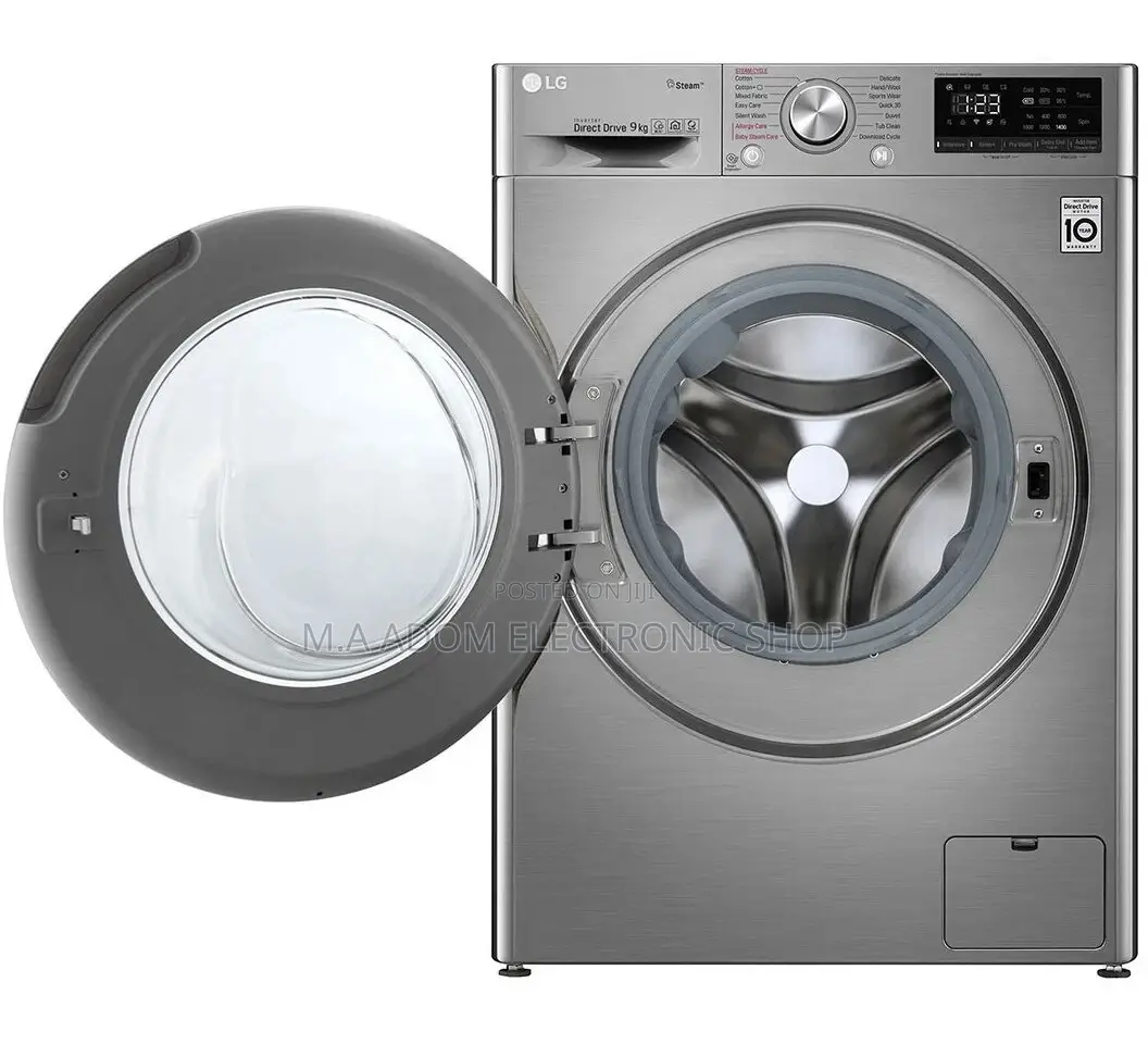 Brand New Fresh in Silver Colour 9kg Lg Front Loader Washer