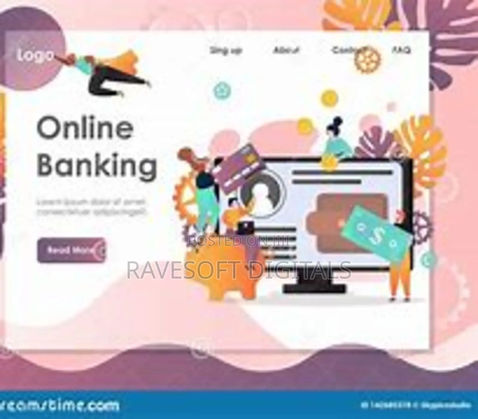 Online Banking Website Design