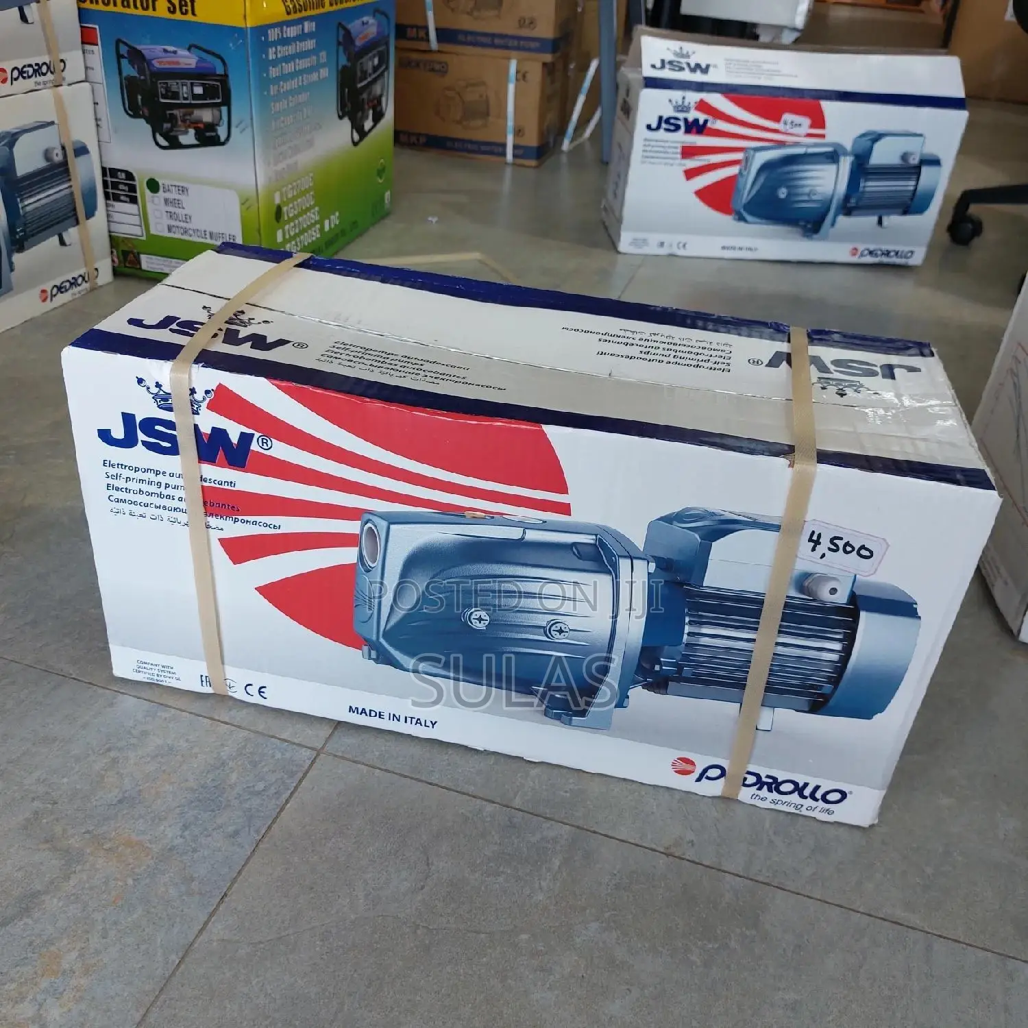 2HP Pedrollo Self Priming Pump