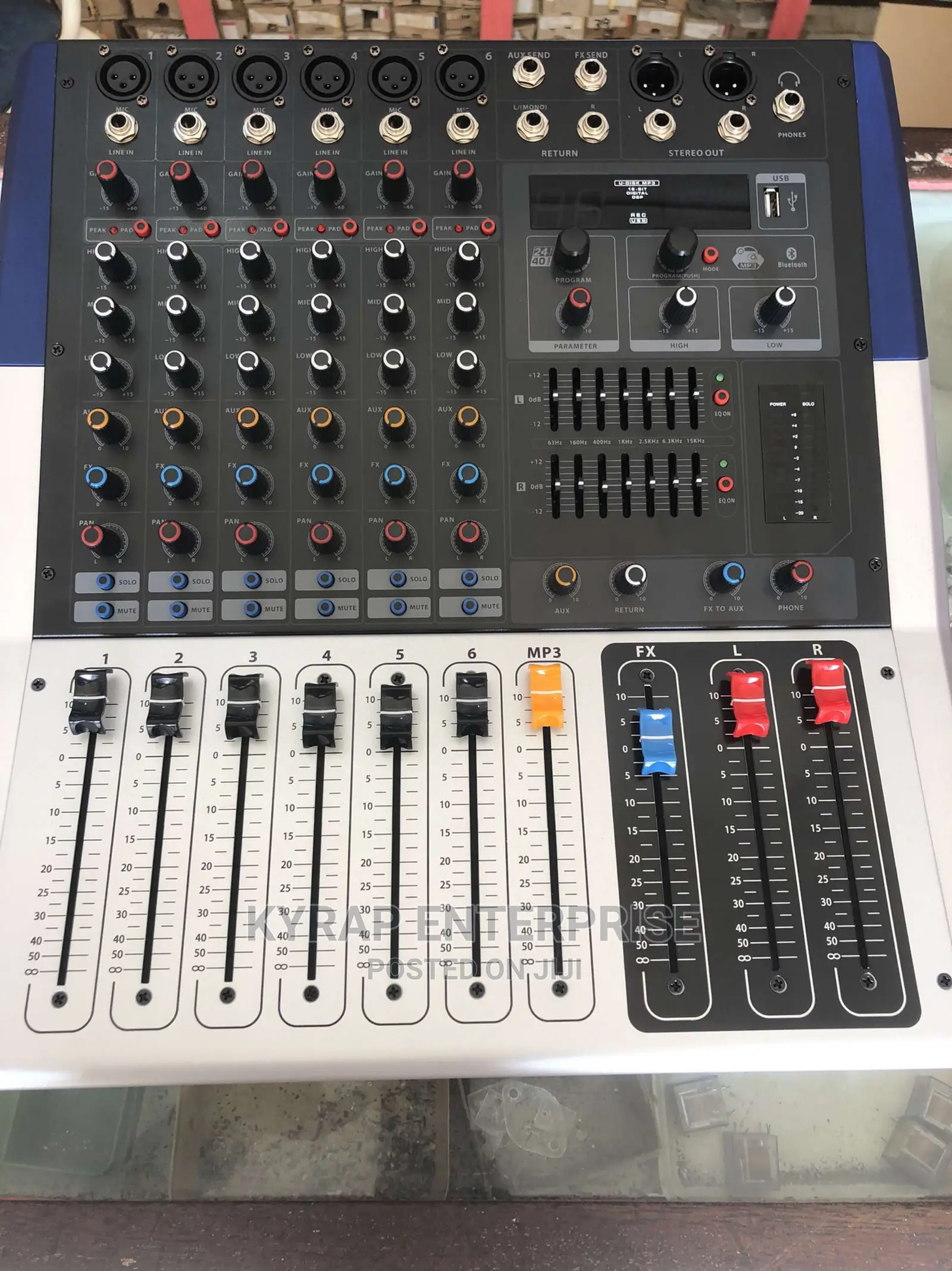 Yamaha 6 Channel Mixer for Sale