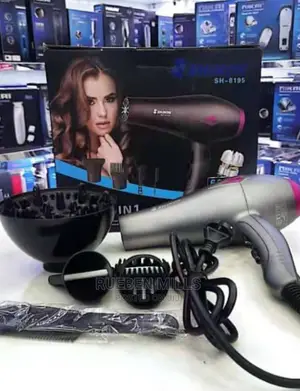 6000w Shinon 5 in 1 Heavy Duty Professional Hair Dryer