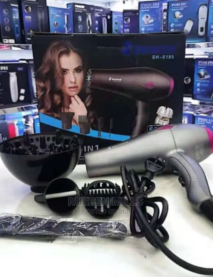 6000w Shinon 5 in 1 Heavy Duty Professional Hair Dryer