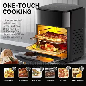 Toni 15L Air Fryer Oven With Vegetable Dehydrator