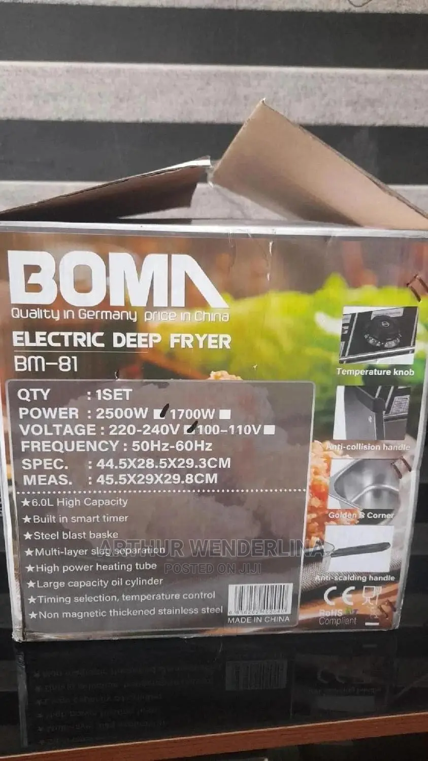 Bomn Commercial 6l Electric Deep Fryer