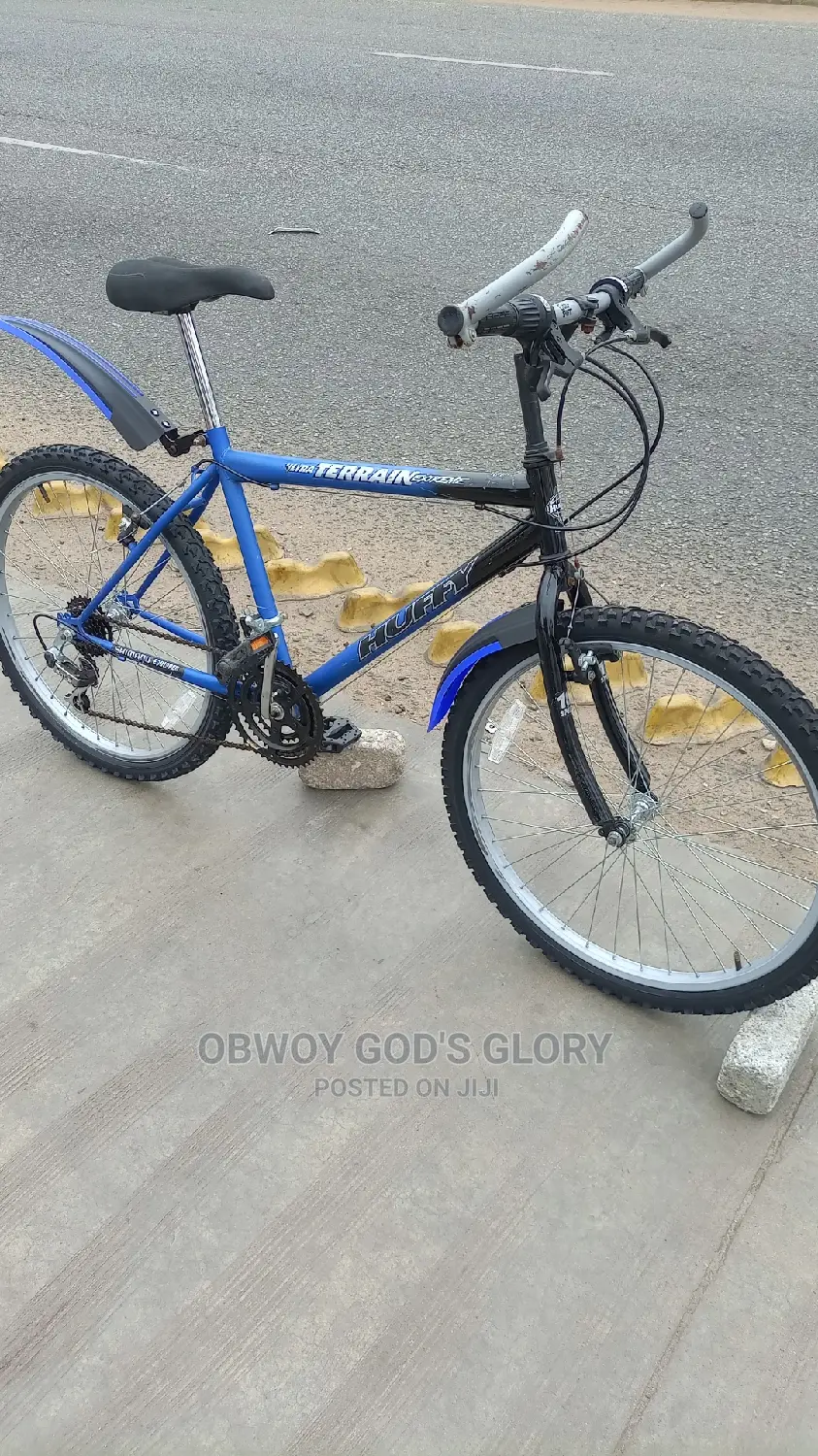 Sporty Mountain Biking