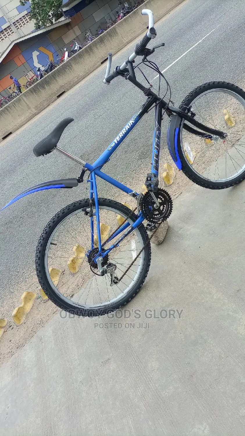 Sporty Mountain Biking