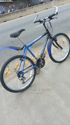 Sporty Mountain Biking