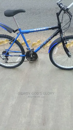 Sporty Mountain Biking