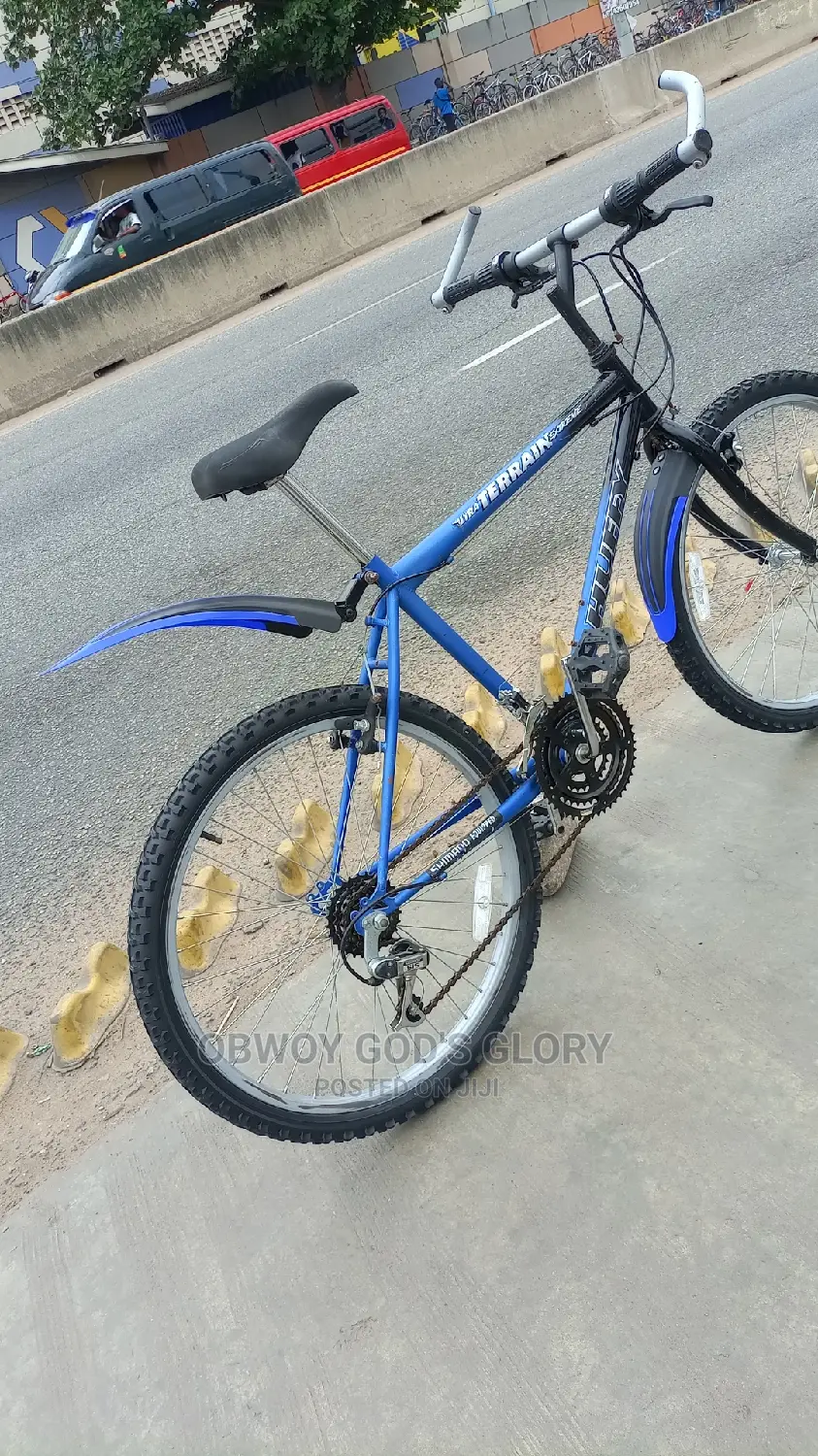Sporty Mountain Biking