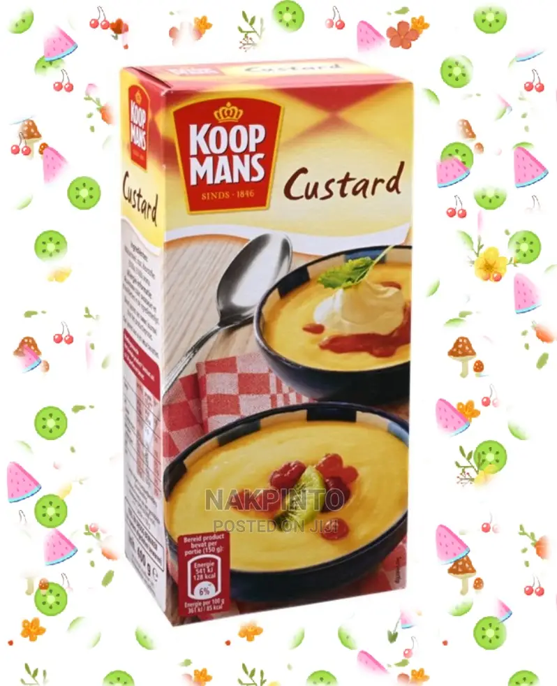 Custard, Griesmeel (Wheat Semolina), Pancake Mix