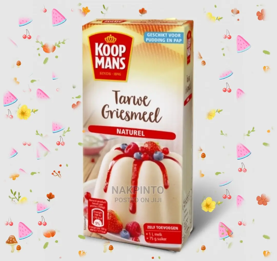 Custard, Griesmeel (Wheat Semolina), Pancake Mix