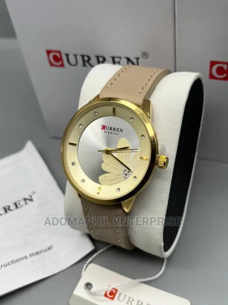Curren Leather Watch for Ladies
