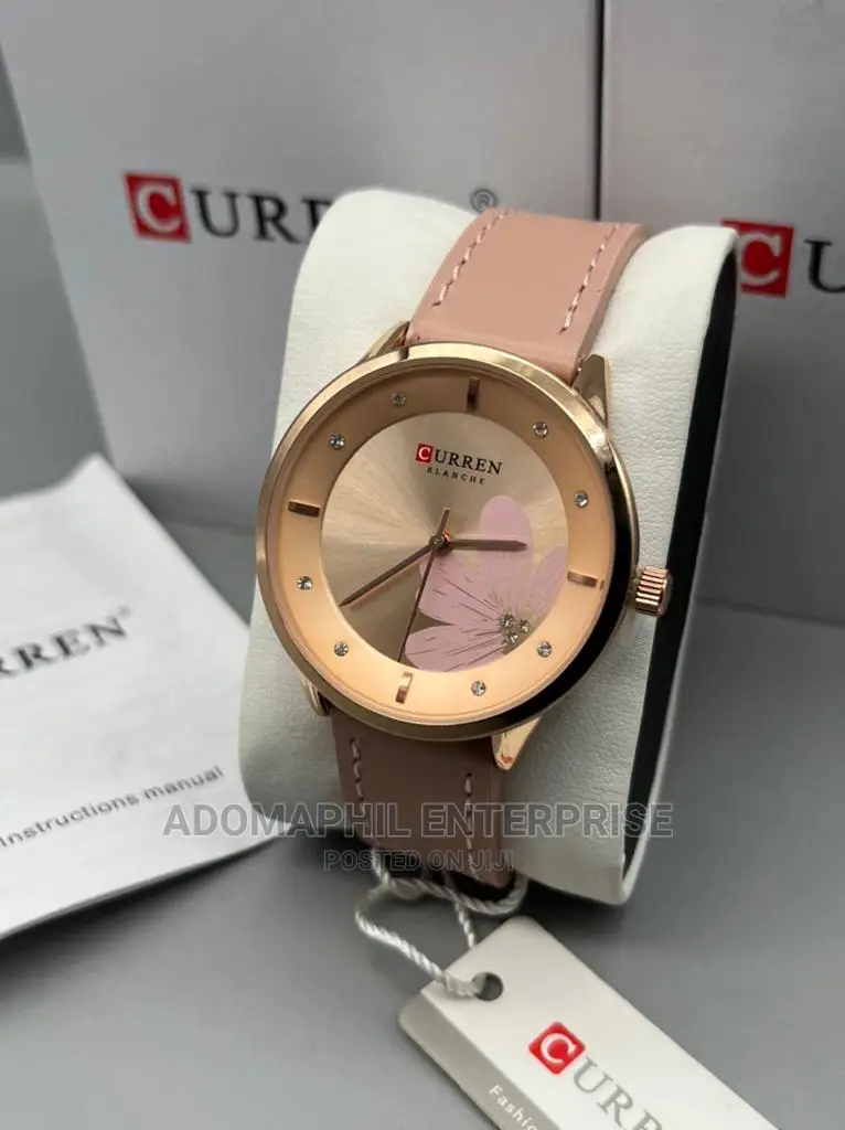 Curren Leather Watch for Ladies