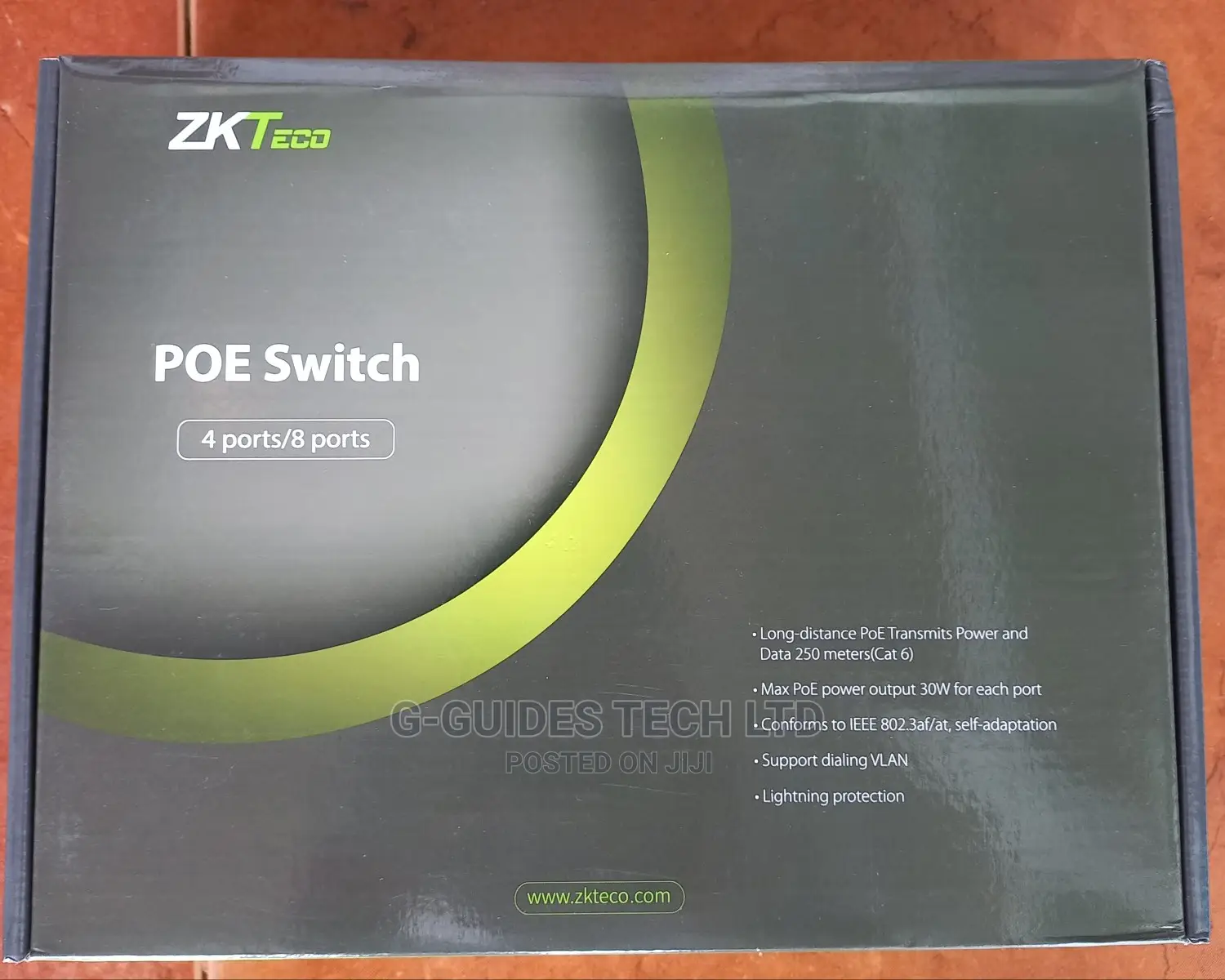 Zkteco 4-Port Poe Switch (Transmission Distance 250 Meters)