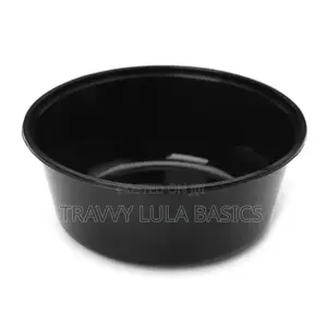 Microwave Black Oval 1000ml