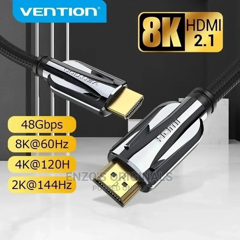 Hdmi 2.1 Cable at 120hz at 60hz 48gbps HDCP2.2 10ft or 3M