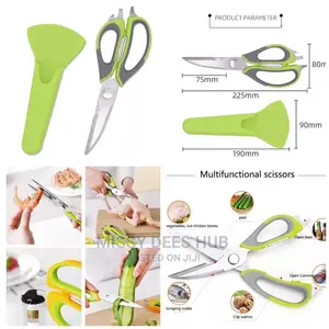 Kitchen Scissors With Magnetic Holder