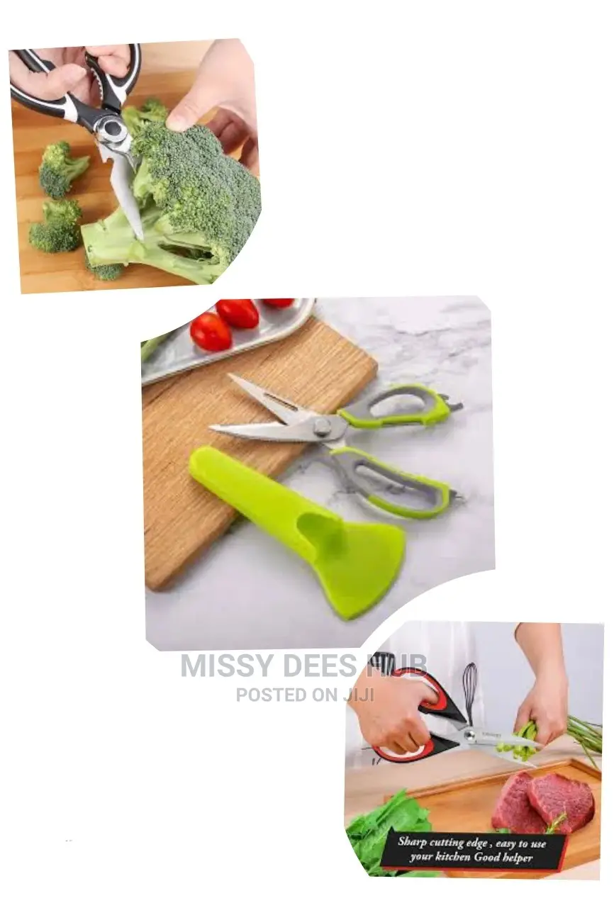Kitchen Scissors With Magnetic Holder