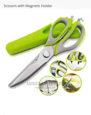 Kitchen Scissors With Magnetic Holder