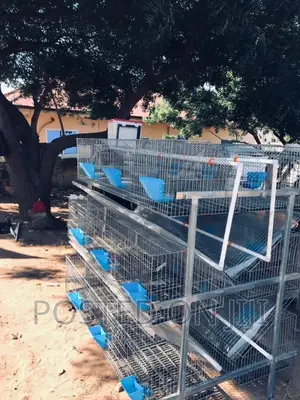 Galvanized Rabbit Cage