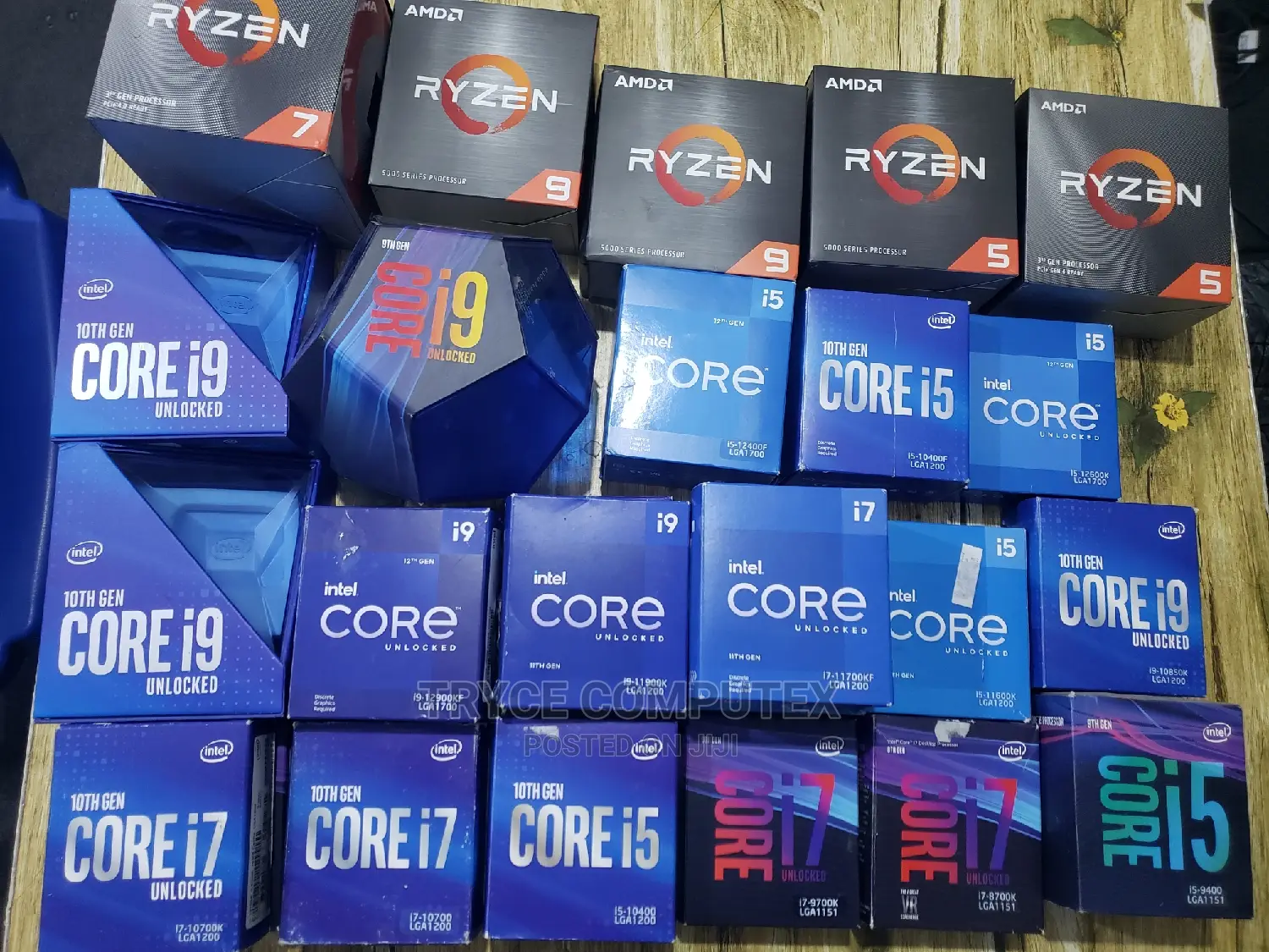 Intel Core Cpu AMD Ryzen Cpu or Processor