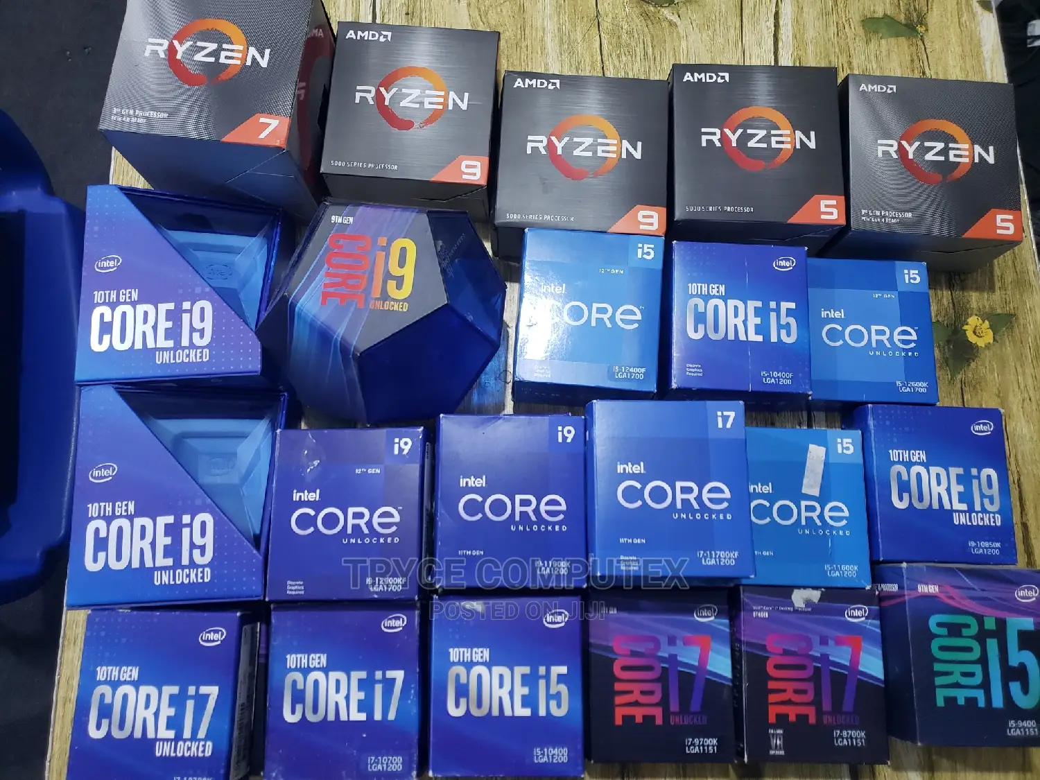 Intel Core Cpu AMD Ryzen Cpu or Processor