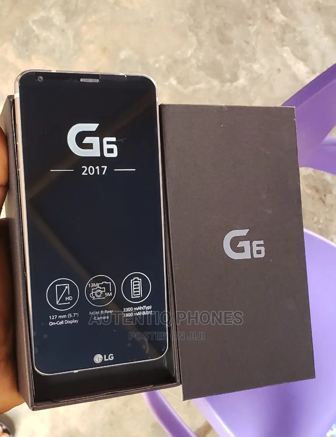 New LG G6 64 GB Black