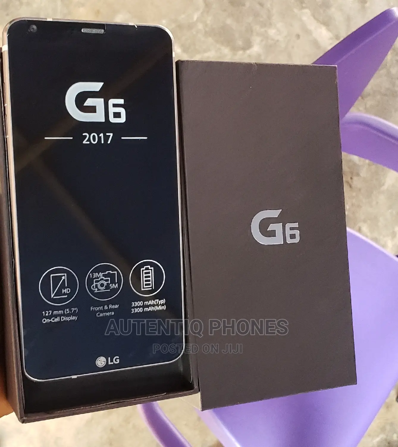 New LG G6 64 GB Black