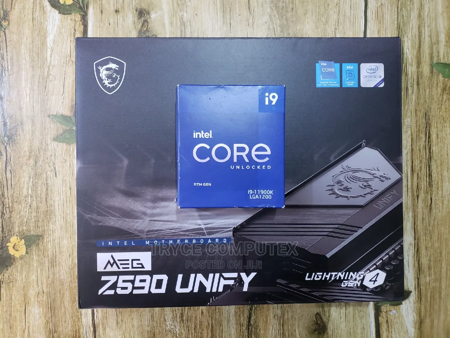 Intel Core I9 Cpu Msi Meg Z590 Unify Motherboard