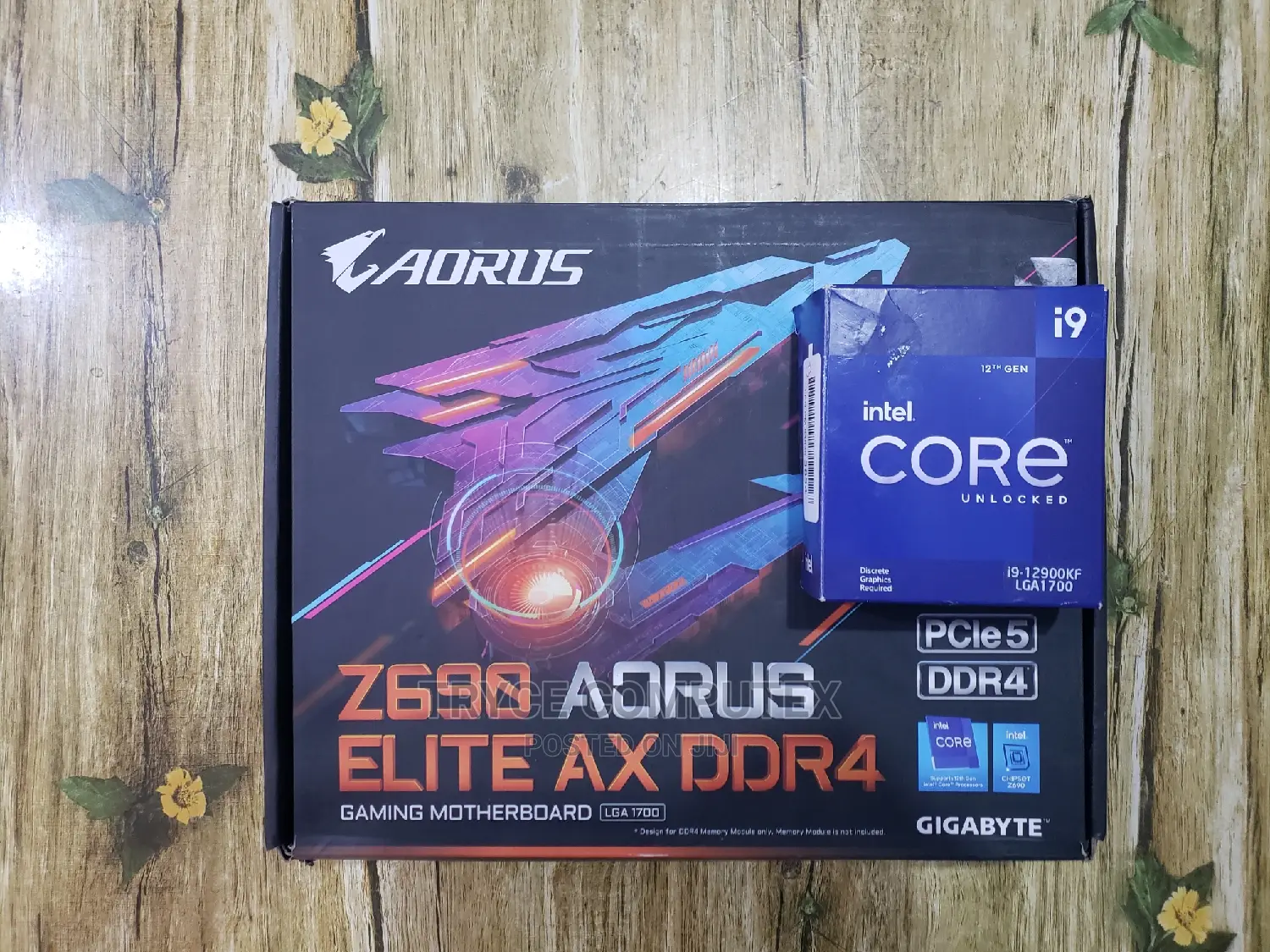 Intel Core I9 Cpu Aorus Z690 Elite Motherboard