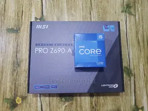 Intel I5 12600k Cpu Msi Z690 Pro Wifi Motherboard Combo