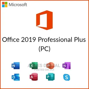 Microsoft Office 2019 Pro License (Genuine Key) 5PC