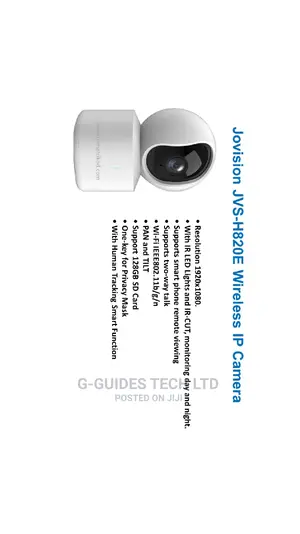 Jvs-H820e 2MP Wi-Fi Pan/Tilt IP Camera