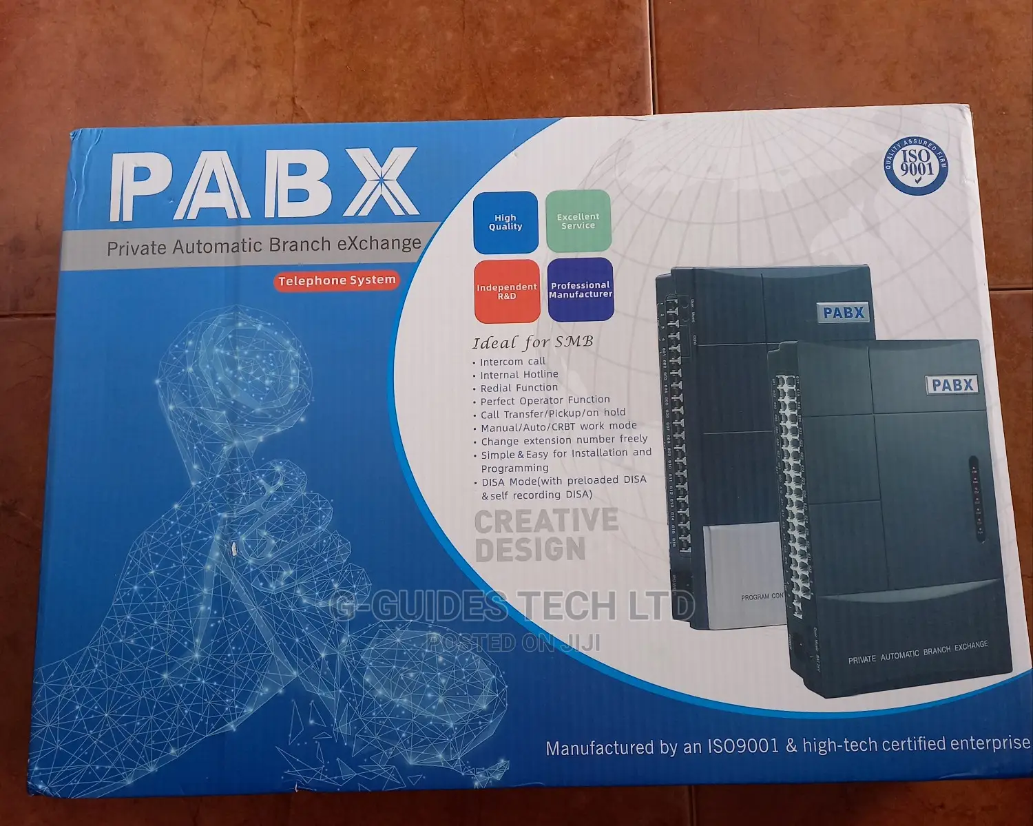 CS208 Telephone Pabx System With 2phone Lines + 8extensions