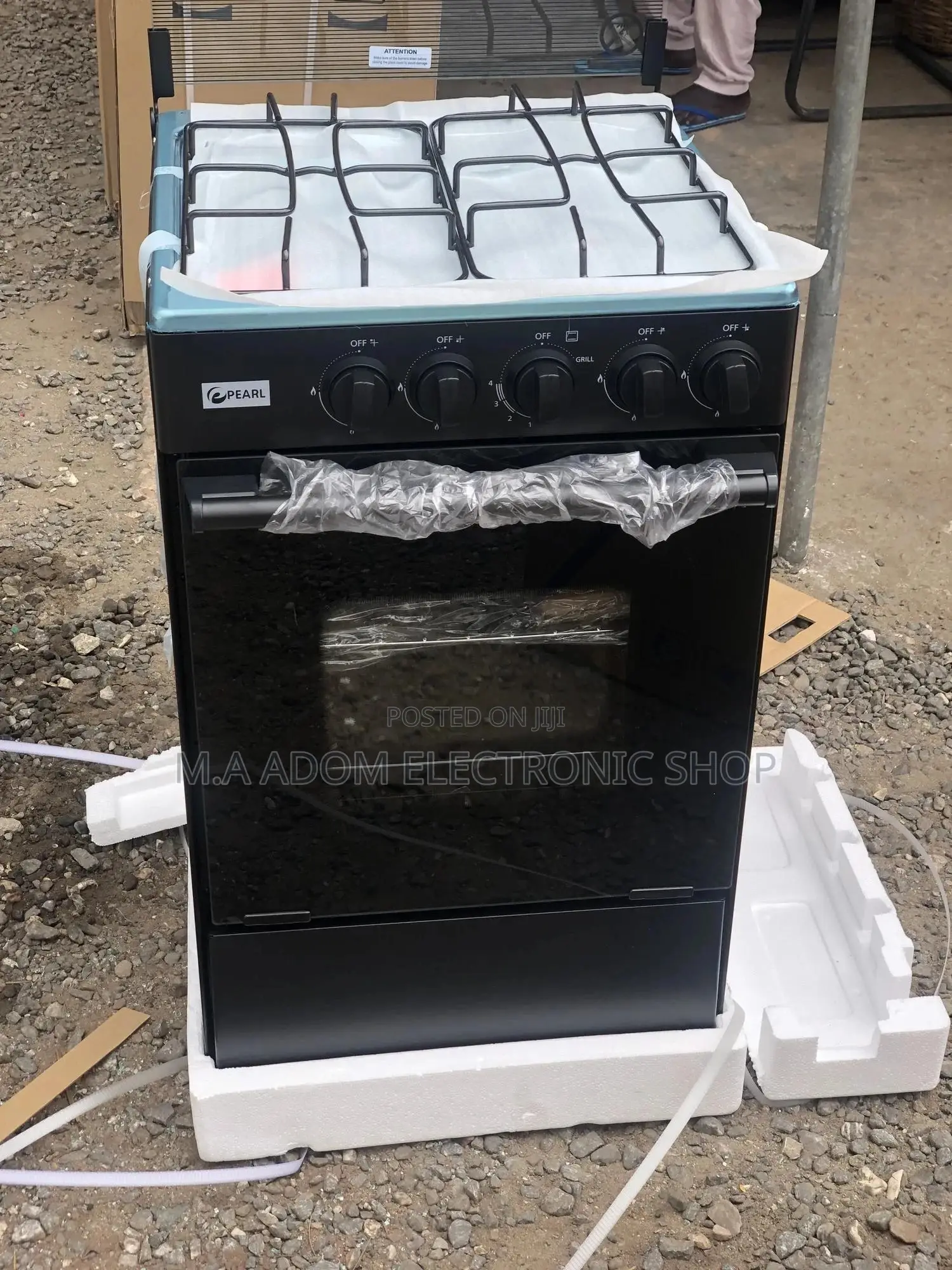 Brand New With 1 Year Warranty Pearl 4 Burner Gas Cooker