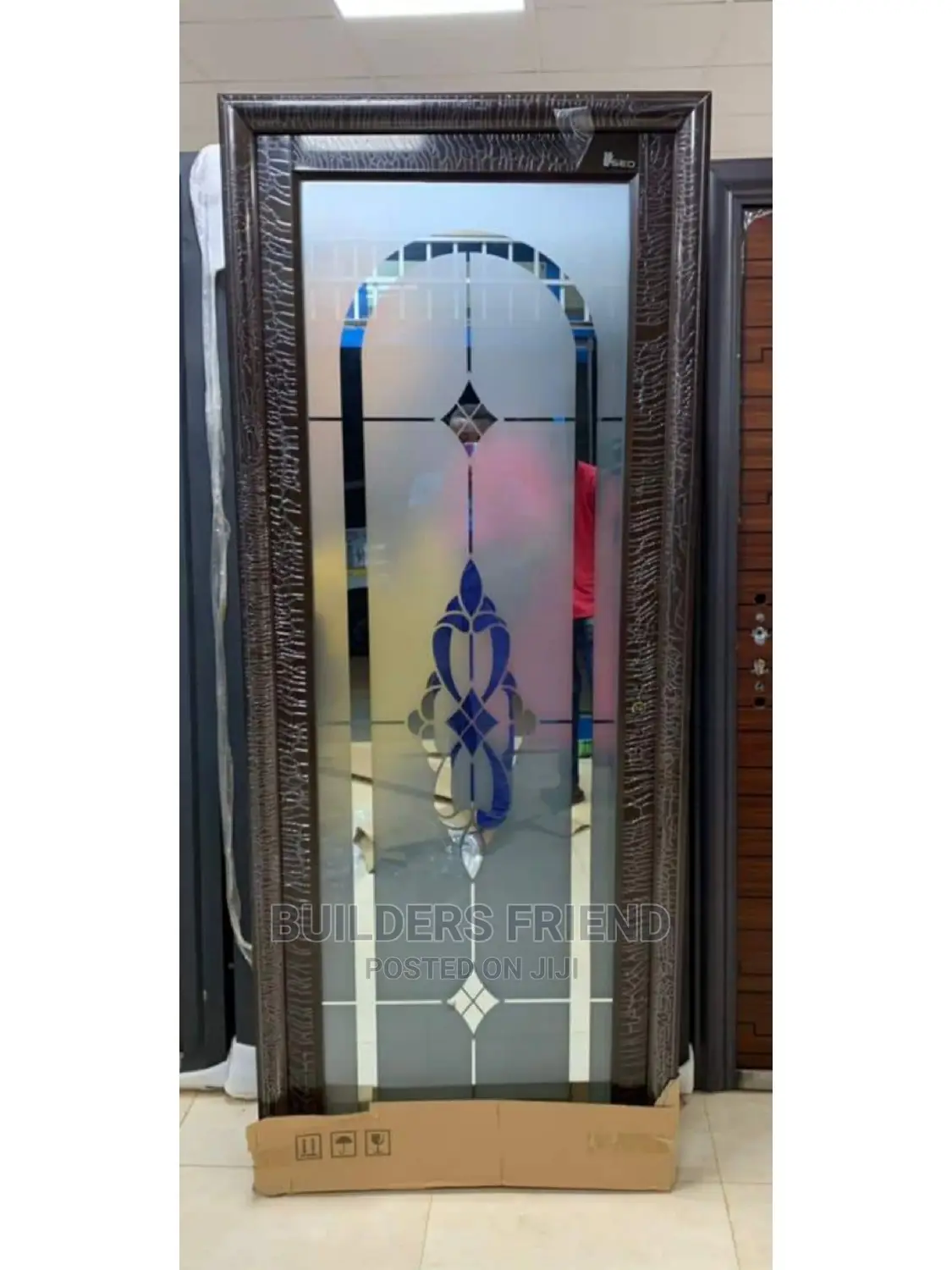 Tempered Glass Bathroom Door+Frame Accessories